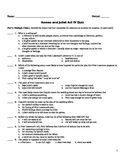 Romeo and Juliet- Act 4 Quiz and Answer Key