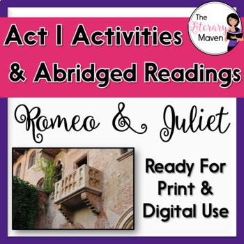 Abridged and Modified Romeo and Juliet Act I