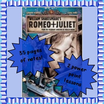 Preview of Romeo and Juliet Activities