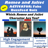 Romeo and Juliet Activity: Fake Buzzfeed Quiz: Which R and