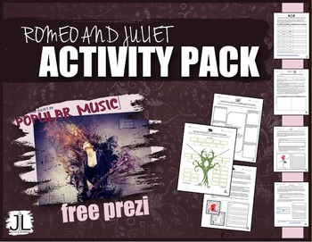 Preview of Romeo and Juliet Activity Pack