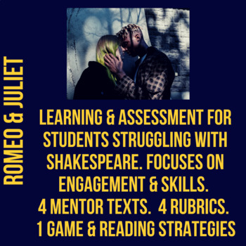 Preview of Romeo and Juliet- Alternative Assignments by Act - Reading Comprehension 