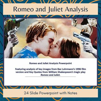Preview of Romeo and Juliet Analysis Powerpoint