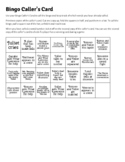 Romeo and Juliet BINGO Cards - Play while reading - Studen