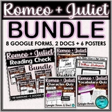 Romeo and Juliet BUNDLE | Essential Questions | Vocab & Re