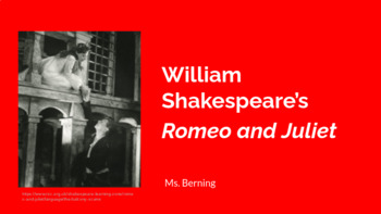 Preview of Romeo and Juliet Background Information and Google Slides (Entire Play) 