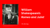 Romeo and Juliet Background Information and Google Slides 