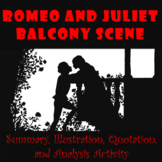 Romeo and Juliet Balcony Scene Activity