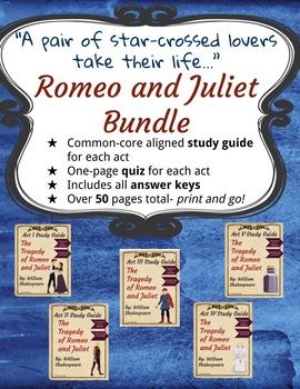 Preview of Romeo and Juliet Bundle