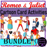 Romeo and Juliet Cartoon Character Activities Bundle