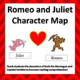 Romeo And Juliet Character Map Teaching Resources | Teachers Pay Teachers
