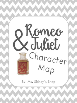 Preview of Romeo and Juliet Character Map