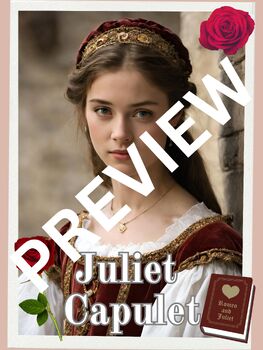 Preview of Romeo and Juliet Character Posters