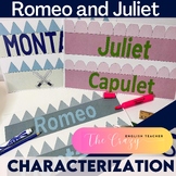 Romeo and Juliet Fun Activity Characterization Lessons Act