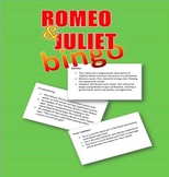 Romeo and Juliet:  Characters and Literary Devices BINGO