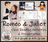 Romeo and Juliet Close Reading Comprehension Activity | 3r