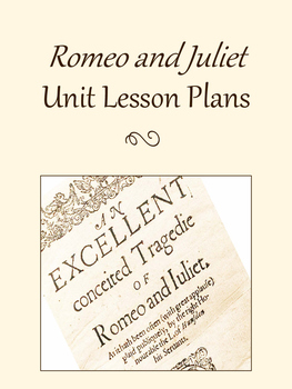 Preview of Romeo and Juliet Complete Unit