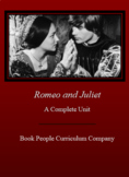 Romeo and Juliet: Complete Unit, study questions, essay, test