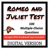 Romeo and Juliet DIGITAL Test! 100 Questions!