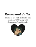 Romeo and Juliet Film Analysis Packet