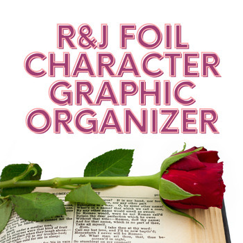 Preview of Romeo and Juliet Foil Characters Graphic Organizer Activity