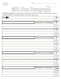 Romeo and Juliet Foreshadowing MEL-Con Writing Graphic Organizer