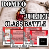 Romeo and Juliet Game | Editable | Shakespeare | Montagues