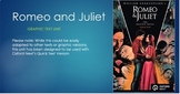 Romeo and Juliet Graphic Text Unit
