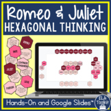 Romeo and Juliet Hexagonal Thinking Hands-On and Drag-and-