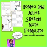 Romeo and Juliet Interactive Notes, Graphic Organizers, Sk