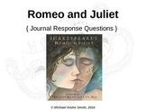 Romeo and Juliet - Novel Study Journal Response Questions 