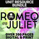 Romeo and Juliet Unit Plan - 200+ Page No-Prep Teaching BU