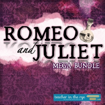 Preview of Romeo and Juliet MEGA Bundle All Acts Packets Close Reading Essay Planning