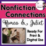 Romeo and Juliet Nonfiction Connections & Projects