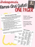 Romeo and Juliet One Pager