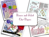 Romeo and Juliet One Pager Activity