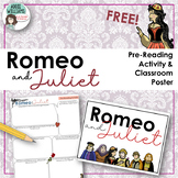 Romeo and Juliet - Pre-Reading Activity and Poster - FREE