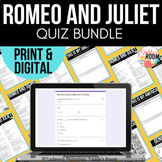 Romeo and Juliet Quiz Bundle