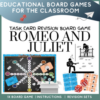 Preview of Romeo and Juliet English Printable Themed Board Game