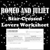 Romeo and Juliet: Star-Crossed Lovers Worksheet