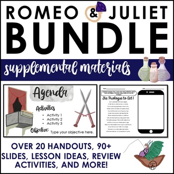 Preview of Romeo and Juliet Supplemental Materials BUNDLE