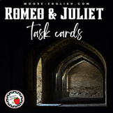 Romeo and Juliet Task Cards (36 cards) / Editable Google Slides