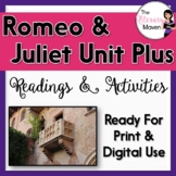 Romeo and Juliet Unit: Bundle PLUS of Activities and Abrid