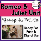 Romeo and Juliet Unit: Bundle of Activities and Abridged Readings