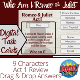 Romeo and Juliet: Who Am I? Boom Cards™ Distance Learning