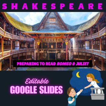 Preview of Romeo and Juliet, William Shakespeare, Pre-Reading Activity, GOOGLE SLIDES