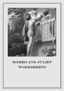 Preview of Romeo and Juliet Worksheets / A Collection of Activities