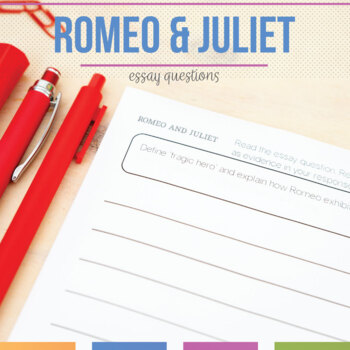 Preview of Romeo and Juliet: Writing and Essay Prompts