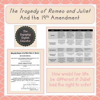 Preview of Romeo and Juliet and the 19th Amendment