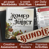 Romeo and Juliet by Shakespeare BUNDLE